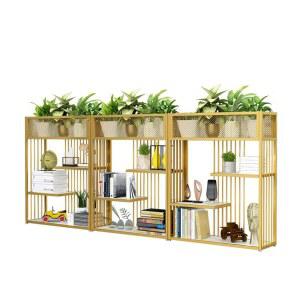 낮은 책장 철제 사무실 높은 수납장 양면 디스플레이 90X36X135 수납 진열장 파티션