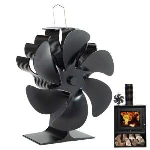 캠핑선풍기 탁상용 벽난로 여행 기타 레드 열선풍기 블랙 목재 4엽 얼음 선풍 장식 밝은