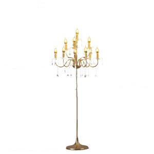 엔틱 장스텐드 웨딩홀 샹들리에 155CM 파티룸 길안내 거실 조명 골드 플로어 2개부터