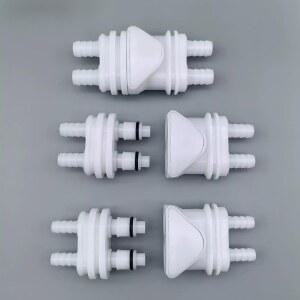 온수매트용 온수기 연결밸브 커넥터 온수 소켓 양단 정수 니플 코어 장치 레귤레이터 1개