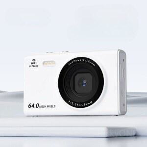 디지털 카메라 디카 4K FJFJO TLR 호환 리코 똑딱이 블랙 픽스프로 48MP CCD