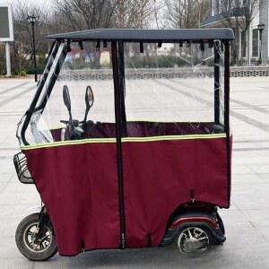 전동차 덮개 가리개 햇빛가리개 벨린 지붕 막이 방수커버 옥스퍼드대창문타 보온 전동휠체어