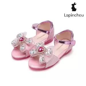 갤러리아 라팡슈 엘레나 레브 샌들 핑크 글리터 LPSDL0M2FR 키즈샌들 아동샌들