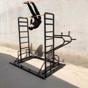 조립형 철봉 운동장 공원 가정용 헬스 장치 4종 평행봉 가능 실내 운동기구 홈트