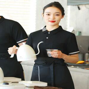 식당 반팔 서빙복 홀서빙 종업원 레스토랑 유니폼 호텔 카페 여름 위생복