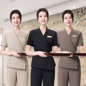에스테틱 고급 유니폼 미용 뷰티 근무복 병원 단체복