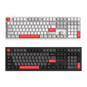 긱스타 GKG108R 유무선 저소음 기계식 키보드 풀배열 게이밍 사무용 가스켓 HMX 선셋