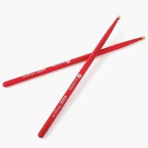 우드 드럼 스틱 레드 초보자 프로 북 입문용 (WFHH2YL)