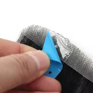 붙이는 남성용 부분가발 16x8 인모 헤어라인가발 (WFGUHSD)