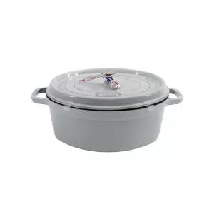 스타우브 B품 오벌 꼬꼬떼 화이트트러플 31cm 인덕션 무쇠 주물냄비