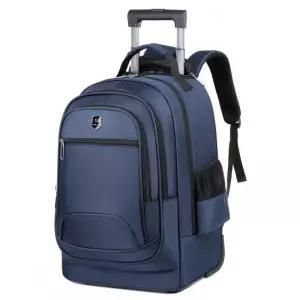 캐리어 15.6인치 백팩 블루 롤링 여행가방 방수 비즈니스 노트북