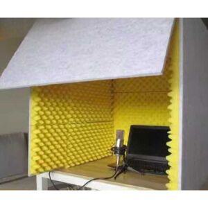 미니 방음 부스 간이 집중 방음벽 1인 공부방 책상 녹음