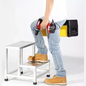 가정용 사다리 2단 안전 계단 형 발판 작업 이동식 미니 (WFGELXC)