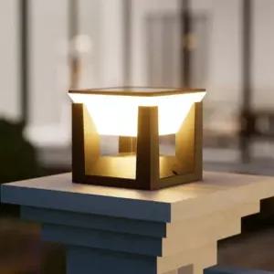 리빙천재 태양광문주등 100 150 200 데크등 3색 기둥등 태양열 난간 조명