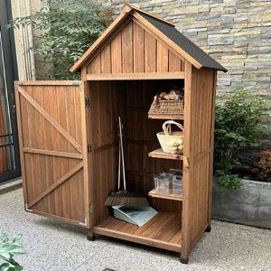 야외 수납장 농기구 보관함 간이창고 (길이77 폭54 높이179cm)