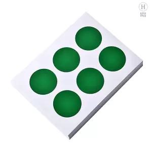 원형컬러스티커30MM 그린 60매세트 다이어리 데코용 다이어리용 문구용품