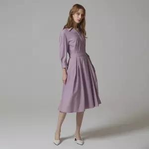 나이스클랍 카라핀턱 롱원피스 N233XWO770