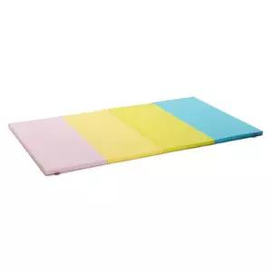 유치원 놀이매트 방염 체육매트 4cm 파스텔 4단 접이매트 대 늘봄학교 복지센터 유아반