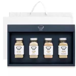 [롯데백화점]인정식탁 정성깃든 천연조미료 4종 선물세트 (멸치+보리새우+표고버섯+혼합)