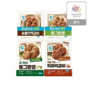 청정원 축육구이(떡갈비,완자,동그랑땡) 4종 3개 골라담기