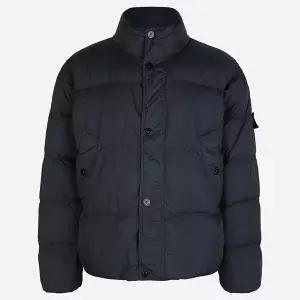 [스톤아일랜드]5F 4100010 S0A23 V0020 크링클랩스 와펜 패딩 자켓 네이비