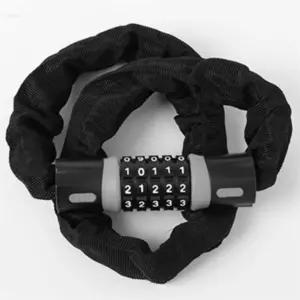 핫딜 케이블와이어자물쇠 번호키 체인 자전거자물쇠120cm 그레이