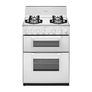 [린나이](김해점)[신세계 김해] 린나이 참숯코팅 무수그릴 4구 가스 오븐레인지 스노위 화이트 RSF-BM84CW