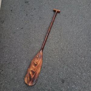 카약 노젓기 원목 패들 카누 장식품 인테리어 빈티지 디자인