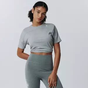 [롯데백화점]스파이더 [스파이더] 여성 트레이닝 힙커버 반팔 티셔츠 SPIFCNRS251WMGR