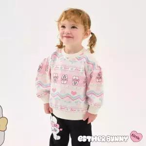 [에스더버니리틀] 하트팡팡자가드티셔츠