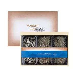 [멸치수협] 통영 특품 멸치 3종 선물세트 950g (중멸/자멸/세멸)