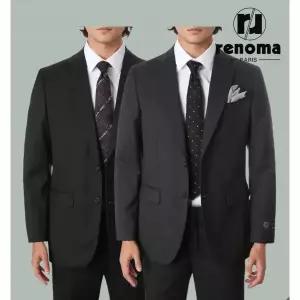 [롯데백화점]레노마 FW  가을겨울 무광 2종택일 블랙,다크그레이 스트레치정장 RRCISJ4130A