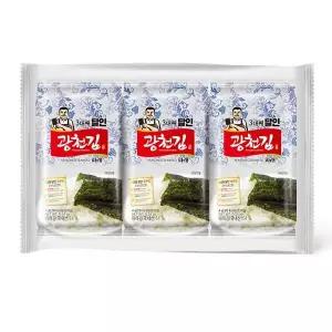 [G]광천김 달인 파래김 도시락김 72봉/조미김/구운김