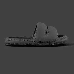 층간소음 통굽 쿠션 슬리퍼 남성용 블랙 275~280 (WFJVUP2)