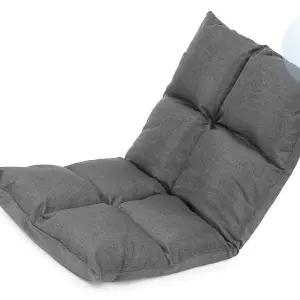 OCE 1인용 린넨 바닥 쇼파 빈백 의자 5단 그레이