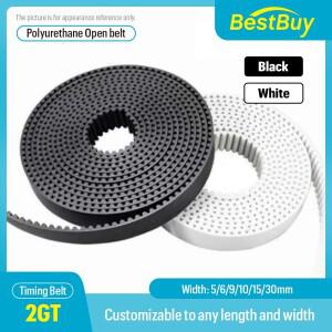 [로로구대]GT2 오픈 타이밍 벨트 2GT 폴리우레탄 스틸 코어 PU 벨트 폭 5/6/9/10/15/30mm 3D 프린터