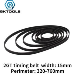 [로로구대]GKTOOLS C-24 3D 프린터 GT2 15mm 폐쇄 루프 고무 2GT 타이밍 벨트 너비 15mm 길이 320 350 400
