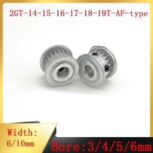 [로로구대]2GT AF 타입 텐셔너 아이들러 내부 홀 벨트 너비 6 10mm GT2 동기 3D 프린터 부품 14 15 16 17 1