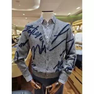 갤러리아 예작 남자 가디건 단추 니트 겨울 긴팔 캐시미어혼방 YJEWCD468GY 남