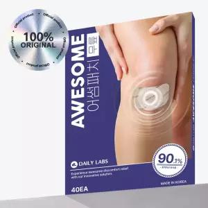 어썸패치 무릎전용패치 무릅 전용 파스 염증 관절