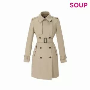 [숲]SOUP 벨티드 클래식 트렌치코트_S SB9BB90