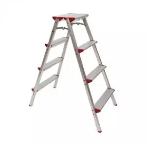 사다리 4단 A형 알루미늄 접이식 광폭 발판 (WFK59CD)