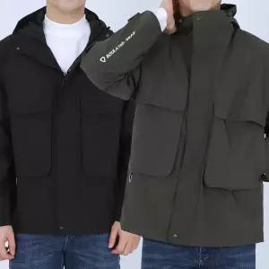 가을 겨울 내피바람막이 고어텍스 자켓 기모 방수 방풍 윈드 점퍼 간절기 후드 포켓 경량 전술 아노락