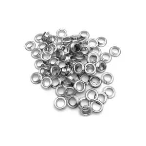 튼튼한 아일렛 핀 심 천막 펀치 실버톱니버클 현수막 은색 10mm 500개