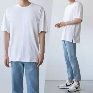 레이어드 반팔티 트렌치 블라우스 여름 셔츠 (WFK7HUG)