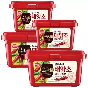 사조 해표 순창궁 태양초 골드 고추장 1.8kg+450g x 2개 / 장류