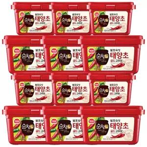 사조 해표 순창궁 태양초 골드 고추장 1.8kg+450g x 6개 / 장류