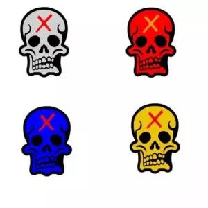 자동차 튜닝 스티커 참깨 데칼 반사 해골 바이크용품 오토바이튜닝용품 엠블럼