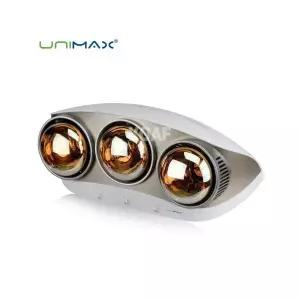 유니맥스 히터 욕실용 황진관 3구 UMH 2233B 825W