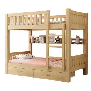 성인용 2층침대 기숙사 이층 튼튼한 원목 베드 나무